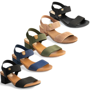 Sandália Feminina Salto Bloco Modare Conforto