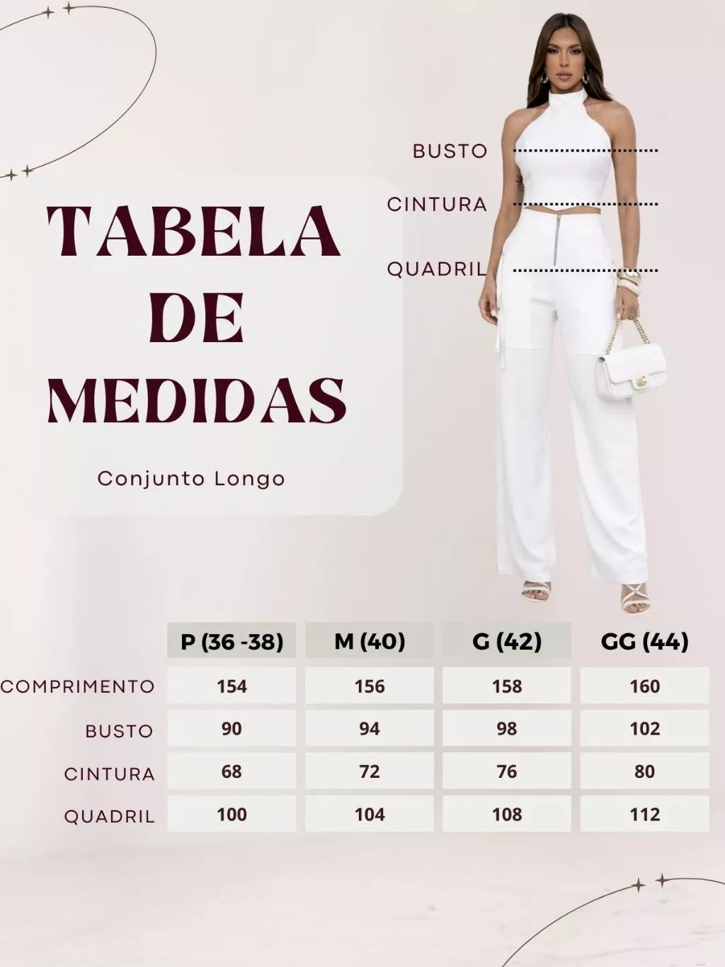 Conjunto Alfaiataria Cropped + Calça Pantalona